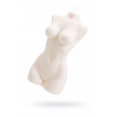 Белая интерьерная свеча в форме женского торса - 850 гр. - Pecado - купить с доставкой в Севастополе