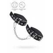 Черные оковы из одного ремешка с люверсами - Pecado - купить с доставкой в Севастополе