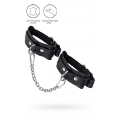 Черные мини-оковы со скруглёнными углами - Pecado - купить с доставкой в Севастополе