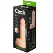 Телесный фаллоудлинитель с мошонкой Cock Next - 17 см. - LOVETOY (А-Полимер) - в Севастополе купить с доставкой