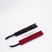 Черно-красные кожаные оковы - Crazy Handmade - купить с доставкой в Севастополе