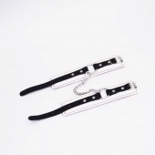 Бело-красные кожаные оковы - Crazy Handmade - купить с доставкой в Севастополе