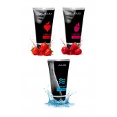 Набор из 3 лубрикантов JUJU (увлажняющий, клубника, малина) - JuJu - купить с доставкой в Севастополе