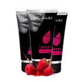 Набор из 3 съедобных лубрикантов JUJU со вкусом малины - JuJu - купить с доставкой в Севастополе