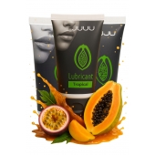 Набор из 3 съедобных лубрикантов JUJU со вкусом тропических фруктов - JuJu - купить с доставкой в Севастополе
