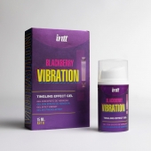 Стимулирующий гель с эффектом вибрации Blackberry Vibration - 15 мл. - INTT - купить с доставкой в Севастополе