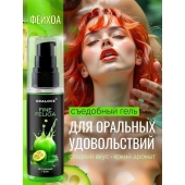 Съедобная смазка на водной основе с ароматом фейхоа - 60 гр. - Биоритм - купить с доставкой в Севастополе