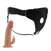 Телесный мужской страпон Mavis - Baile - купить с доставкой в Севастополе