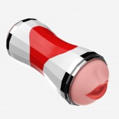 Двусторонний мастурбатор в колбе Power Grip Cup - вагина и ротик - Boys of Toys - в Севастополе купить с доставкой