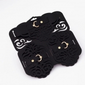 Фигурный набор для БДСМ-игр с узорами и золотистой фурнитурой - Crazy Handmade - купить с доставкой в Севастополе