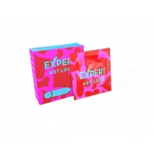 Презервативы с разогревающим эффектом Expert Hot Love - 3 шт. - Expert - купить с доставкой в Севастополе