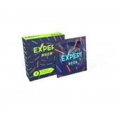 Светящиеся в темноте презервативы Expert Neon - 3 шт. - Expert - купить с доставкой в Севастополе
