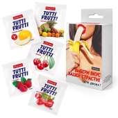 Набор из 5 саше съедобных смазок Tutti-Frutti - Биоритм - купить с доставкой в Севастополе