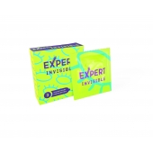 Ультратонкие презервативы Expert Invisible - 3 шт. - Expert - купить с доставкой в Севастополе