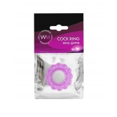 Лиловое эрекционное кольцо с 2 рядами стимулирующих шариков - Erowoman-Eroman - в Севастополе купить с доставкой