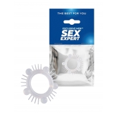 Эластичное эрекционное кольцо с шишечками и шипами - Sex Expert - в Севастополе купить с доставкой