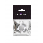 Эластичное кольцо с «ресничками» и 4 шариками - Sextaz - в Севастополе купить с доставкой