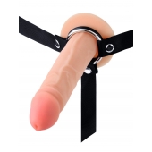 Мужской полый страпон на регулируемых ремнях - 18,5 см. - Sex Expert - купить с доставкой в Севастополе