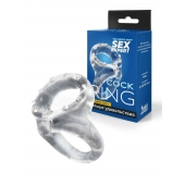 Прозрачное двойное эрекционное кольцо - Sex Expert - в Севастополе купить с доставкой
