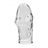 Прозрачная насадка на пенис Booker - 8 см. - Baile - в Севастополе купить с доставкой