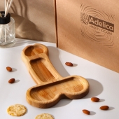 Деревянное блюдо для подачи в форме члена (25 х 16,5 х 1,7 см) - Сима-Ленд - купить с доставкой в Севастополе