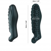 Серая силиконовая насадка на пенис с подхватом Manwan Ryzer - Manwan - в Севастополе купить с доставкой