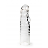 Прозрачная закрытая насадка на член - 15 см. - Sex Expert - в Севастополе купить с доставкой