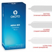 Презервативы OKOTO Mega Mix - 18 шт. - Sitabella - купить с доставкой в Севастополе