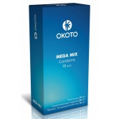 Презервативы OKOTO Mega Mix - 18 шт. - Sitabella - купить с доставкой в Севастополе