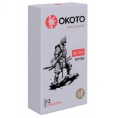 Точечные презервативы OKOTO Dotted - 12 шт. - Sitabella - купить с доставкой в Севастополе