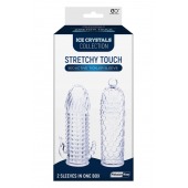 Набор из 2 прозрачных насадок на член Seductive Tickler Sleeves Set - NMC - в Севастополе купить с доставкой