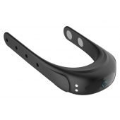 Черное эрекционное виброкольцо на ремешках - Boys of Toys - в Севастополе купить с доставкой