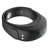 Черное эрекционное виброкольцо на ремешках - Boys of Toys - в Севастополе купить с доставкой