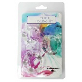 Набор из 3 эрекционных прозрачных колец - Boys of Toys - в Севастополе купить с доставкой