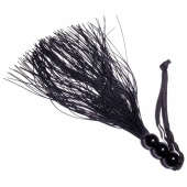 Черная силиконовая плетка - 25,4 см. - Boys of Toys - купить с доставкой в Севастополе