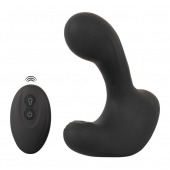 Черная анальная вибропробка с функцией расширения RC Butt Plug with 3 functions - Orion - в Севастополе купить с доставкой