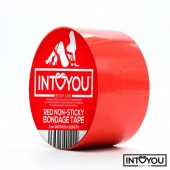 Красный скотч для фиксации Non-Sticky Bondage Tape - 15 м. - Intoyou - купить с доставкой в Севастополе
