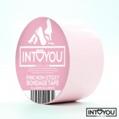 Розовый скотч для фиксации Non-Sticky Bondage Tape - 15 м. - Intoyou - купить с доставкой в Севастополе