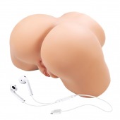 Телесный мастурбатор Olivia с 2 любовными отверстиями - Baile - в Севастополе купить с доставкой