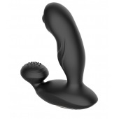 Черный вибромассажер простаты с вращающимся шариком - Secwell - в Севастополе купить с доставкой