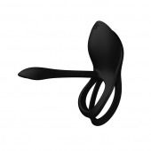 Черное эрекционное виброкольцо Bayek с пультом ДУ - Zalo - в Севастополе купить с доставкой