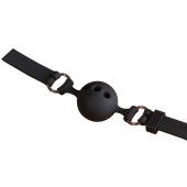 Малый силиконовый кляп-шар на ремешках - Orion - купить с доставкой в Севастополе