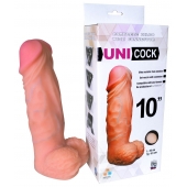 Фаллическая насадка Харнесс UNICOCK 10  - 25 см. - LOVETOY (А-Полимер) - купить с доставкой в Севастополе