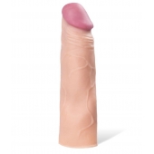 Реалистичная насадка с ярко выраженной головкой - 16,5 см. - A-toys - в Севастополе купить с доставкой