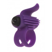 Эрекционное кольцо с подхватом мошонки и стимуляцией клитора Bullet Lastic Ring - Adrien Lastic - в Севастополе купить с доставкой