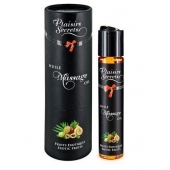 Массажное масло с ароматом экзотических фруктов Huile de Massage Gourmande Fruits Exotiques - 59 мл. - Plaisir Secret - купить с доставкой в Севастополе