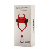 Красное эрекционное кольцо в форме дьяволенка DEVOL COCKRING - Adrien Lastic - в Севастополе купить с доставкой