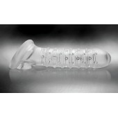 Утолщающая ребристая насадка на пенис - Доминирующее кольцо - в Севастополе купить с доставкой