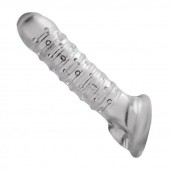 Утолщающая ребристая насадка на пенис - Доминирующее кольцо - в Севастополе купить с доставкой