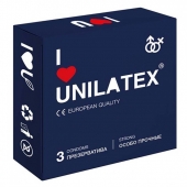 Ультрапрочные презервативы Unilatex Extra Strong - 3 шт. - Unilatex - купить с доставкой в Севастополе